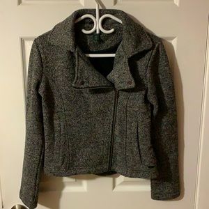 Roots moto sweater jacket